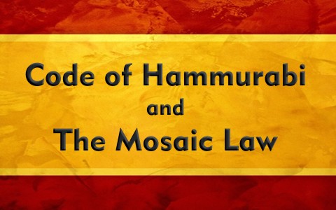 code hammurabi mosaic law copied