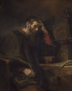 apostle paul teacher gamaliel who rembrandt 1657